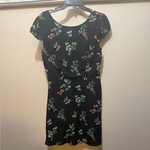Abercrombie & Fitch Black Floral Mini Dress